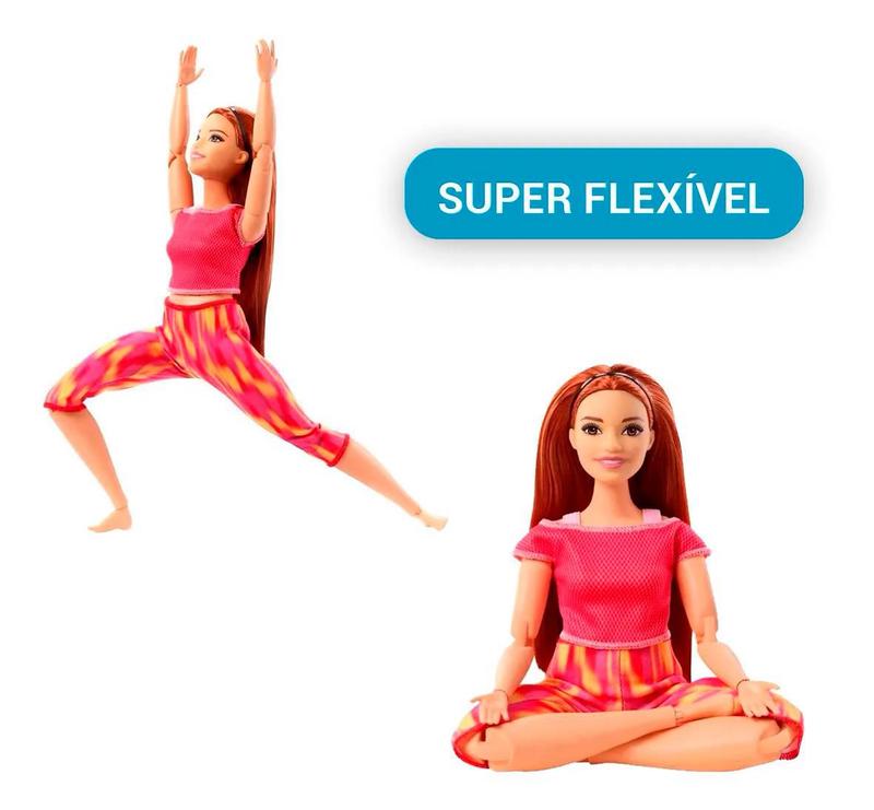 Boneca Barbie Feita Para Mexer GXF07 - MATTEL - Boneca Barbie